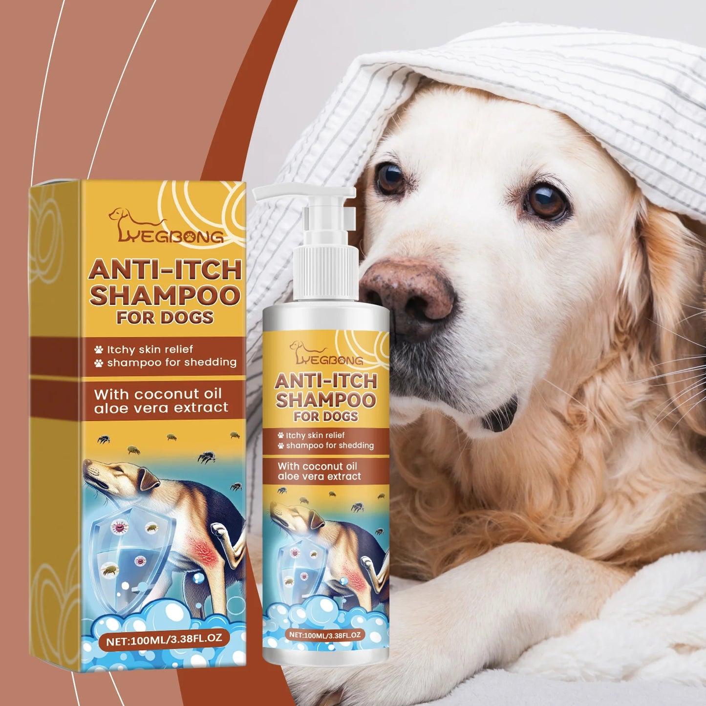 Hydrating Itch Relief Dog Shampoo (100 ml)