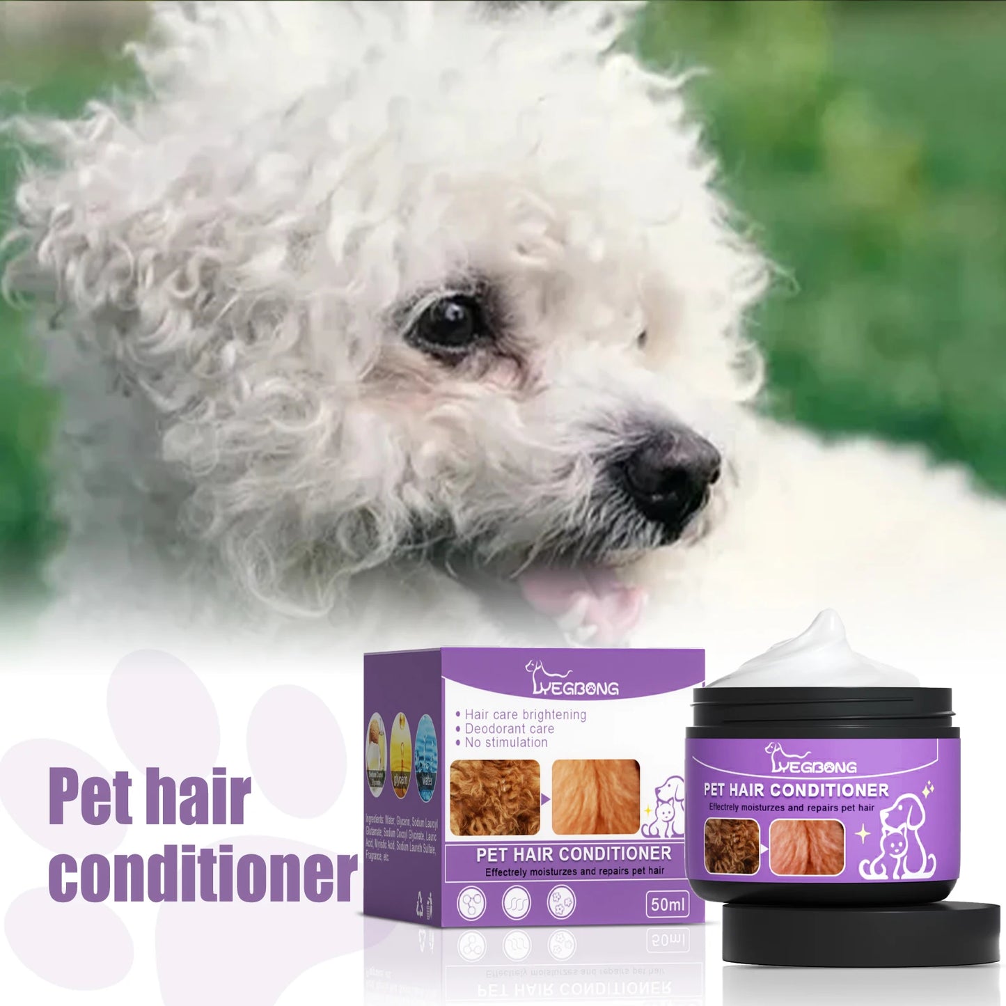 Pet Hair Care, Dry Skin Conditioner