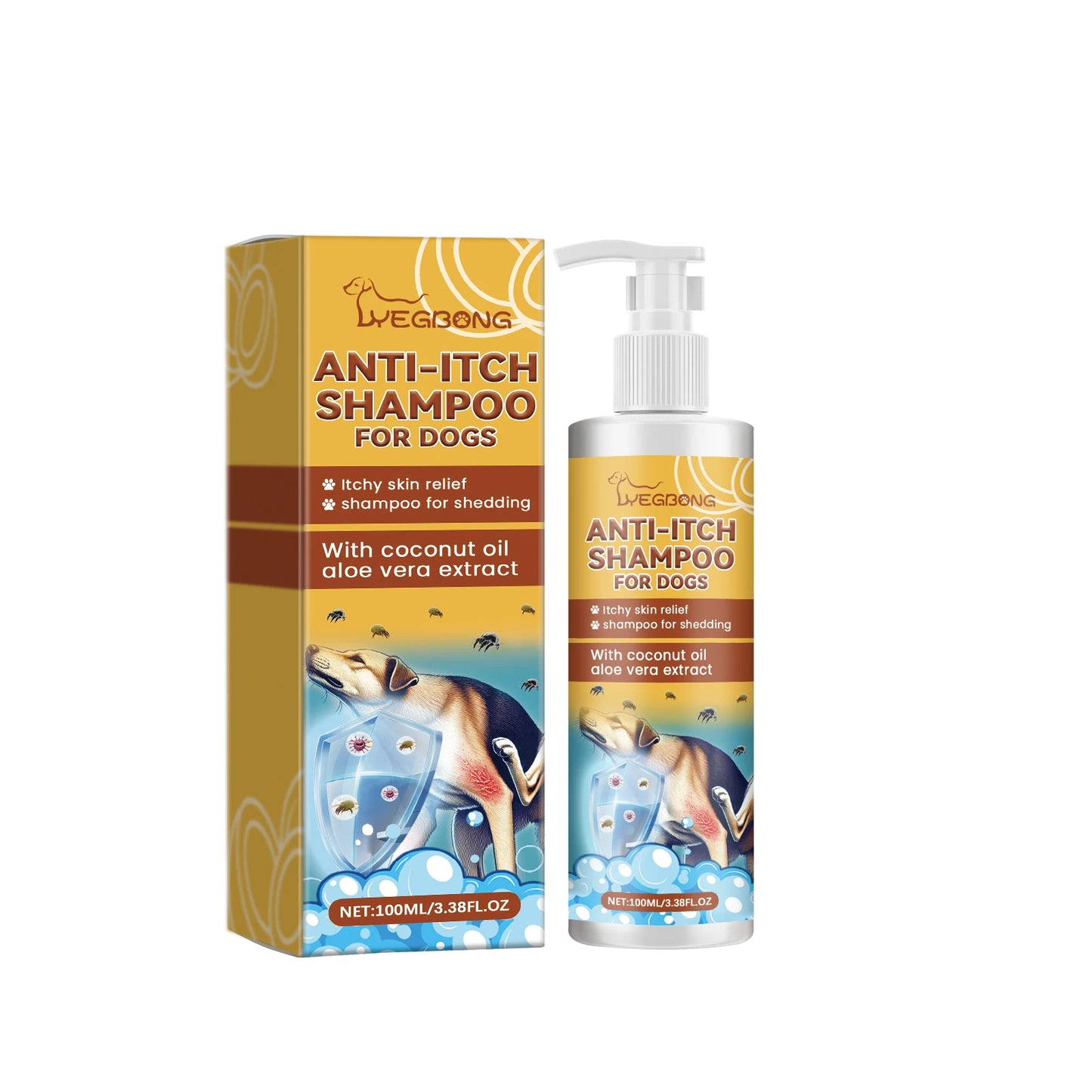 Hydrating Itch Relief Dog Shampoo (100 ml)