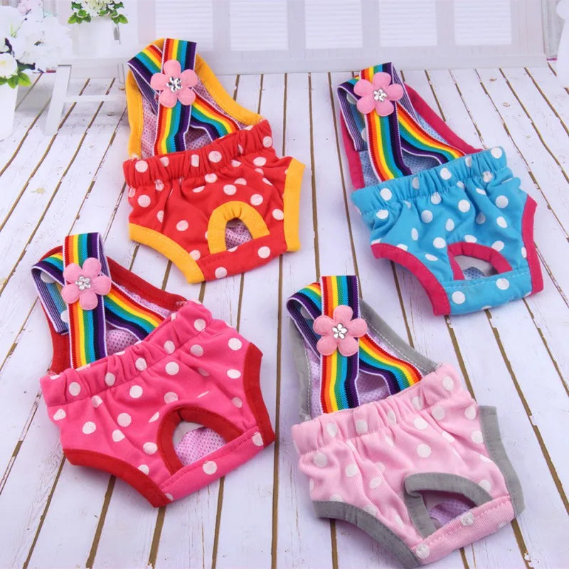Washable Female Pet Menstruation Underwear