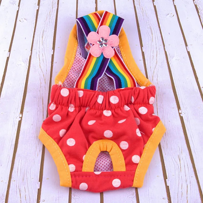 Washable Female Pet Menstruation Underwear