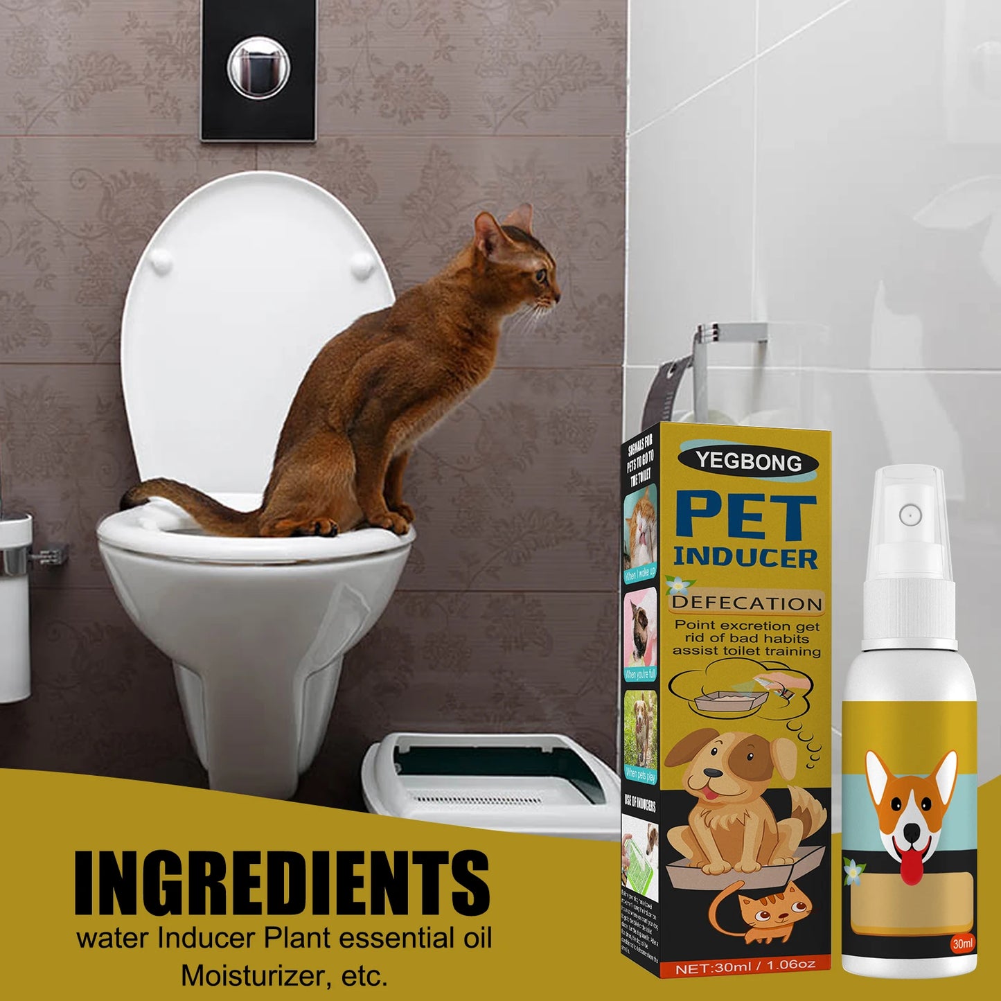Outdoor Potty Training Spray for Pets