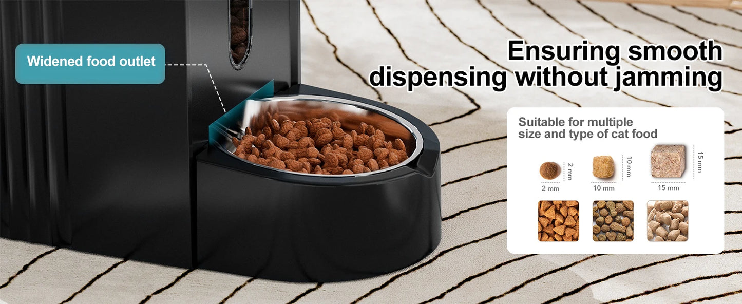 Automatic Gravity Pet Feeder and Water Dispenser