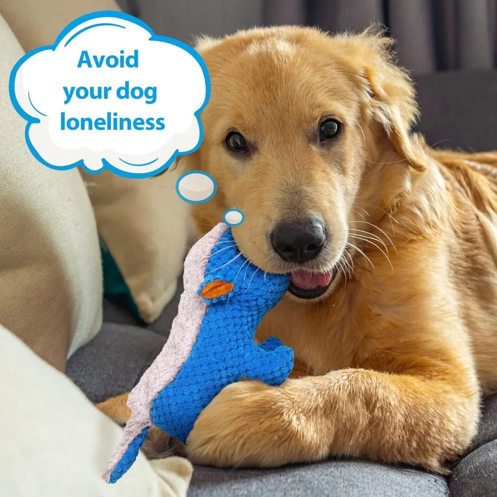 Plush Indestructible Aggressive Chewer Squeaky Dog Toy