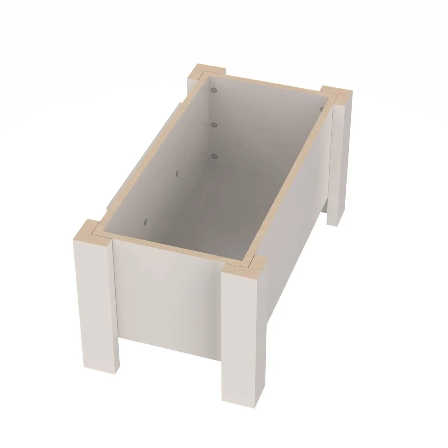 Elevated Dog Feeder w/Double Stainless Steel Bowls