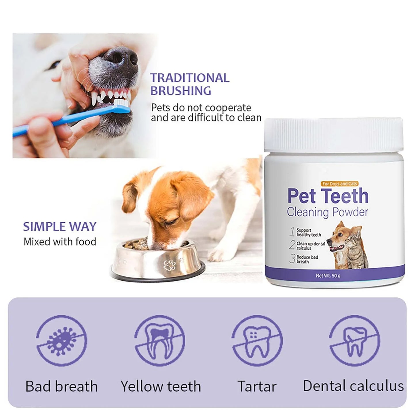 Plaque Cleaning Toothpaste, Oral Hygiene for Pets