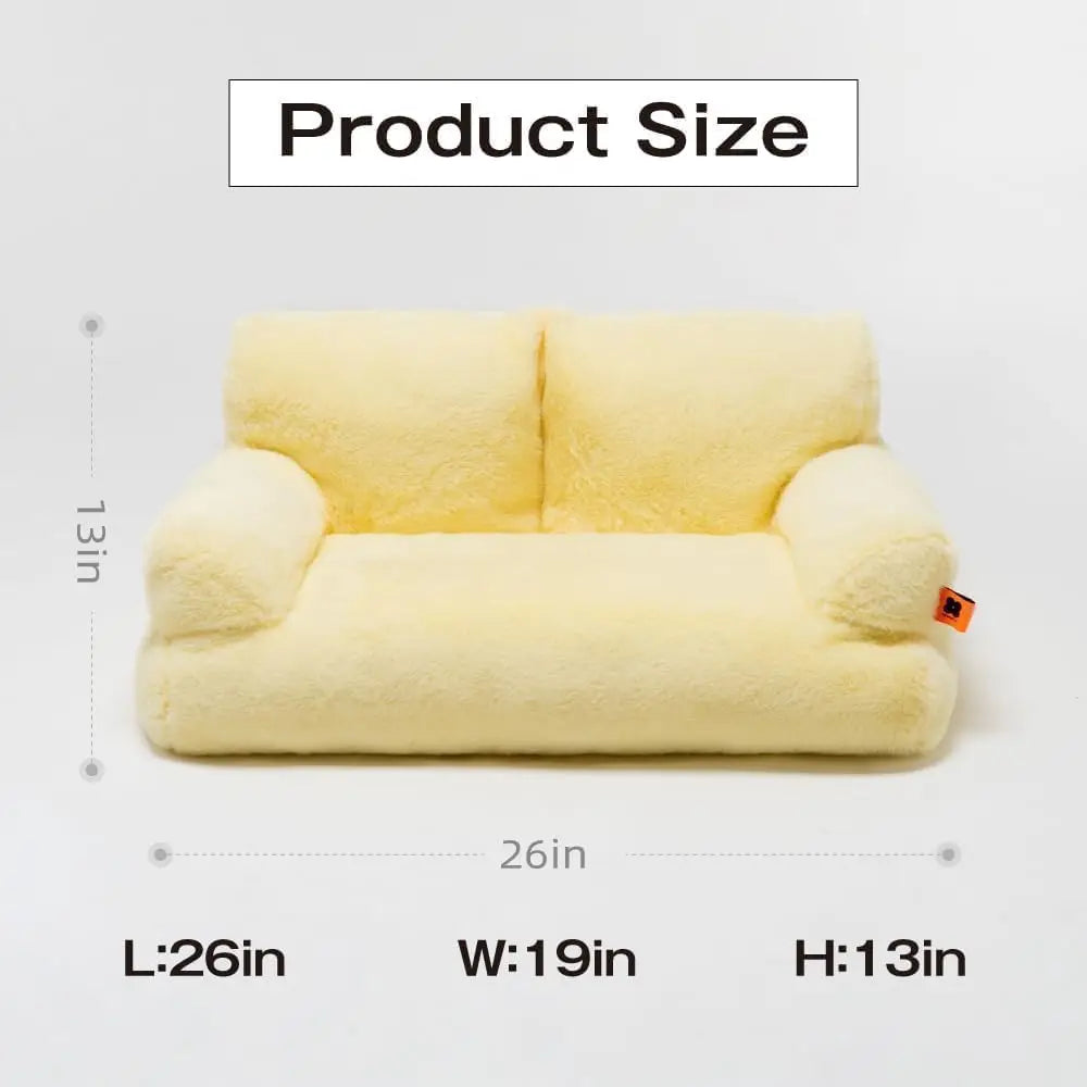 Fluffy Couch Bed for Pets