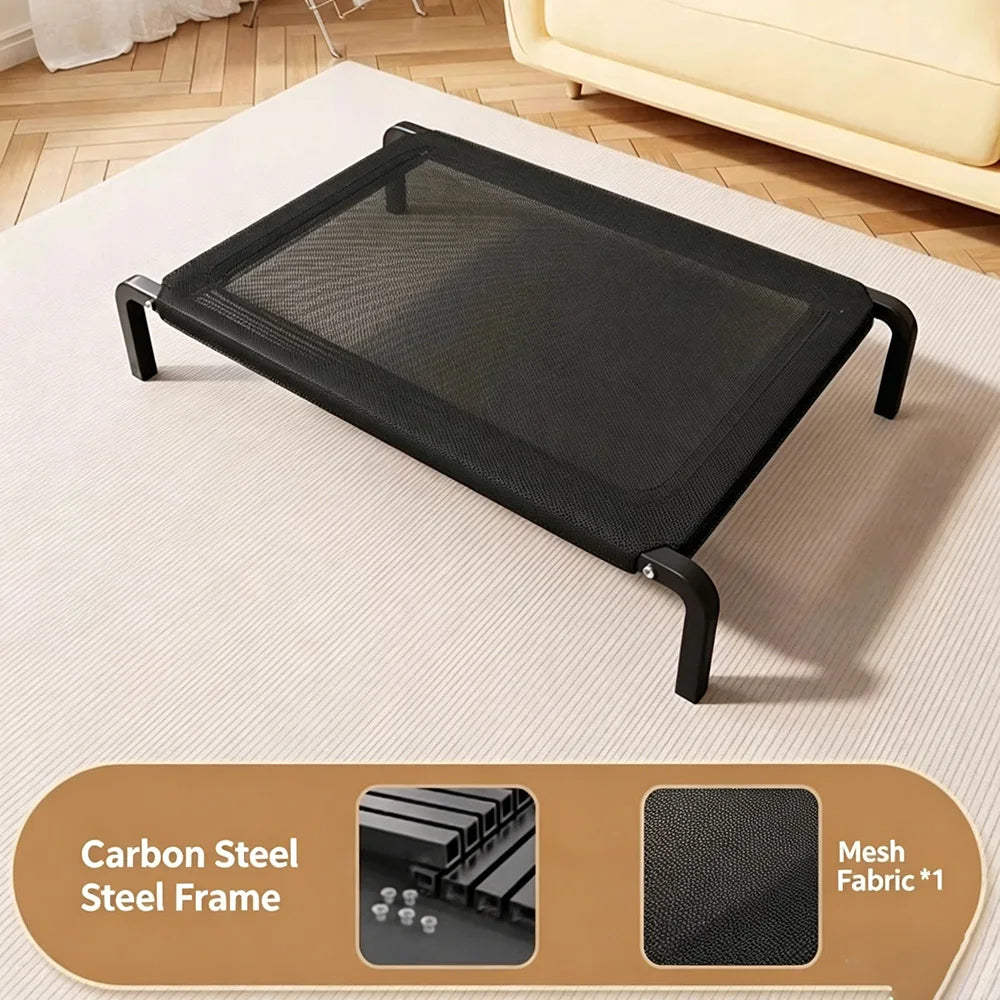 Ventilated, Portable Elevated Dog Bed