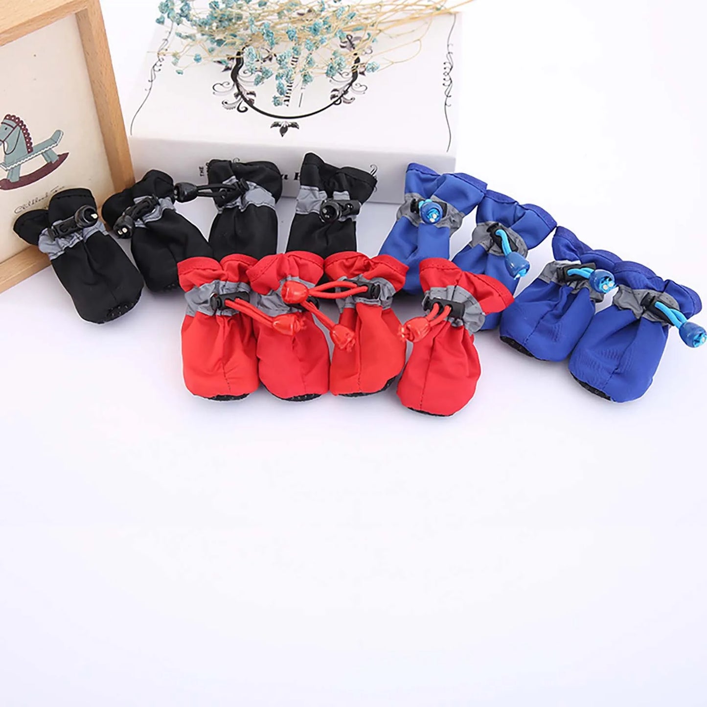 Adjustable Soft -Soled Breathable Shoes for Dogs