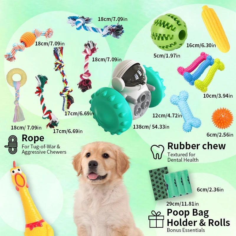 Dog Toy Variety Pack, 18 Count