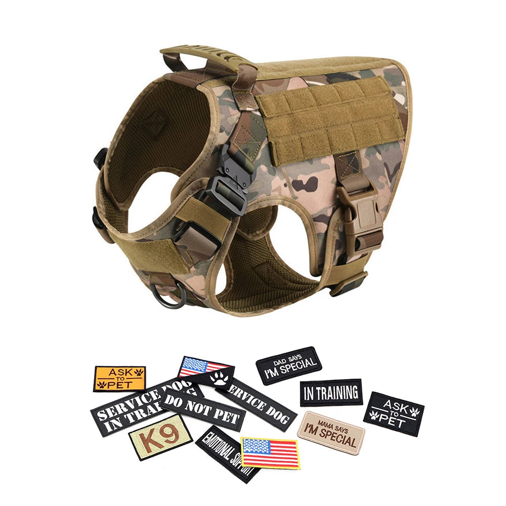 Tactical Training Harness and Accessories for Dogs