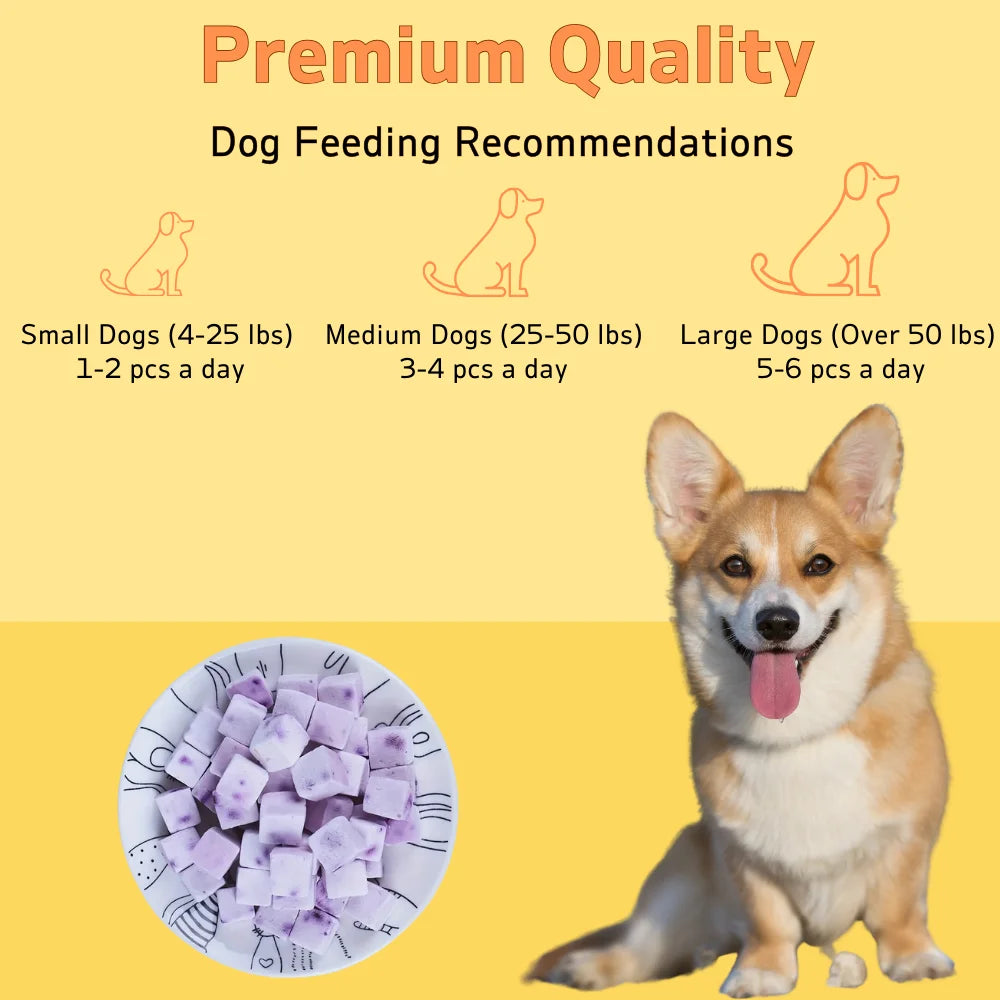 Healthy Easily Digestible Fruit Yogurt Pet Treats