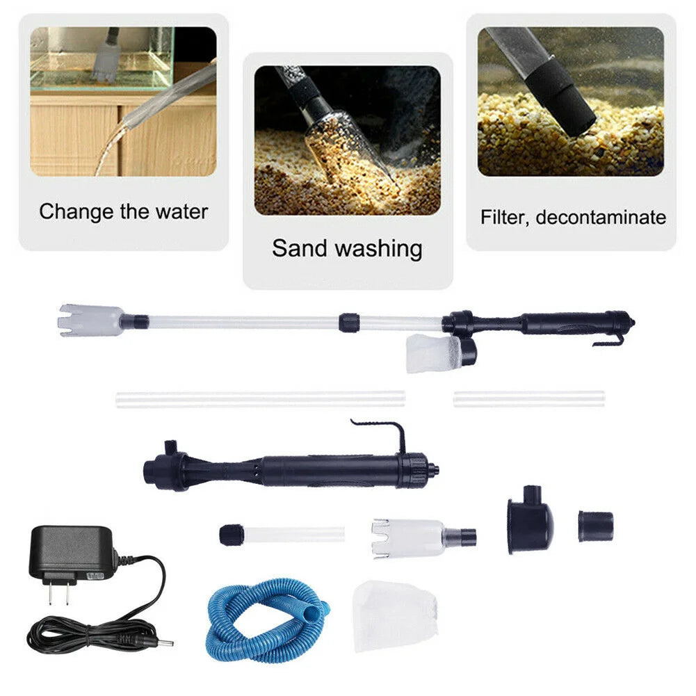 Electric Fish Tank Gravel Cleaner Tool