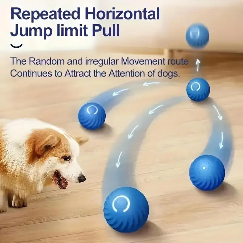 Intelligent Jumping Self-Rolling Rechargeable Pet Ball