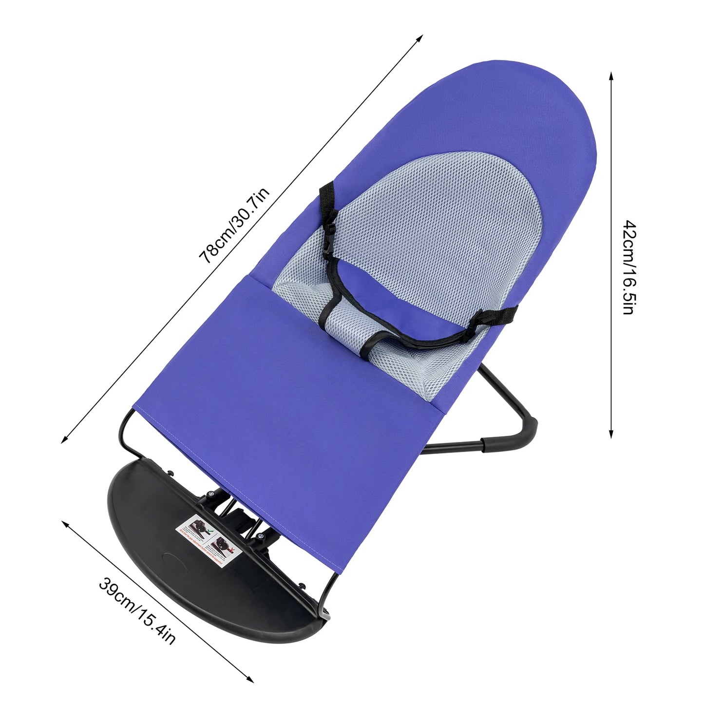 Height Adjustable Pet Rocking Chair (33lb capacity)