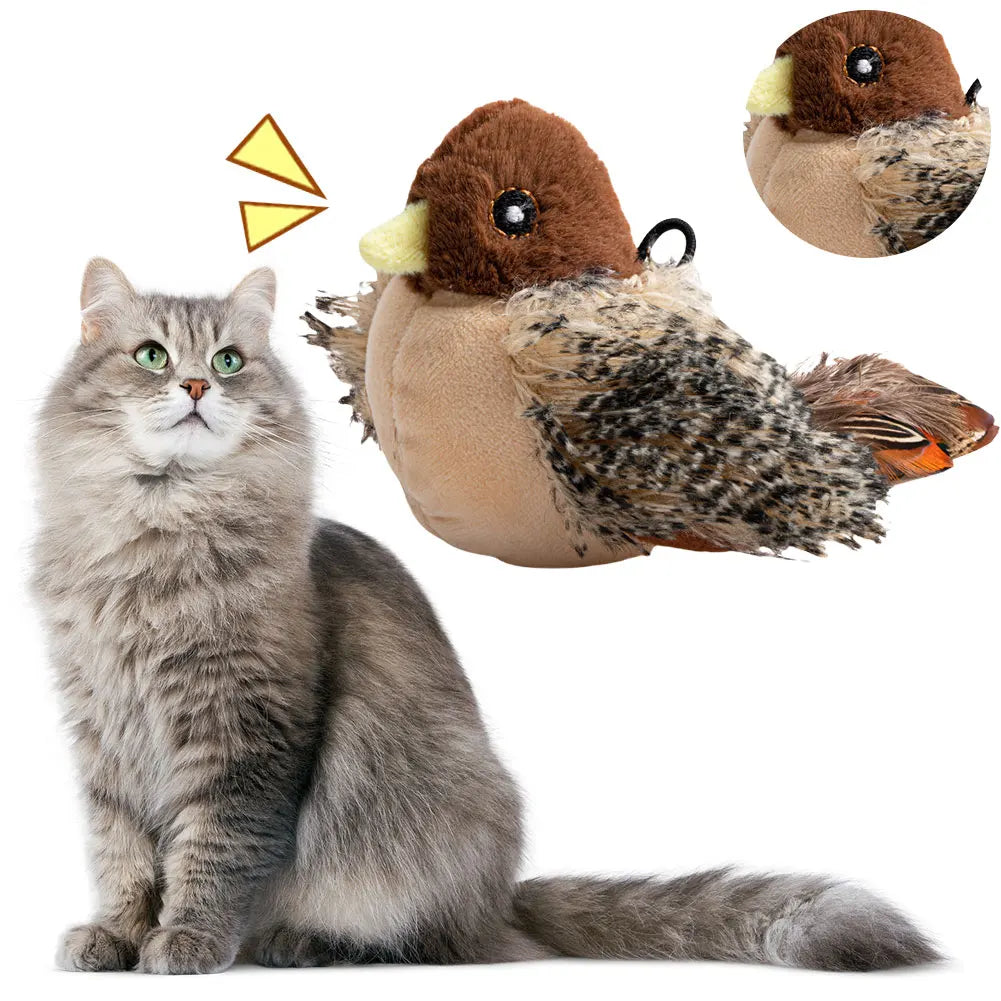 Electric Interactive Bird Toy For Cats, Hunt Training