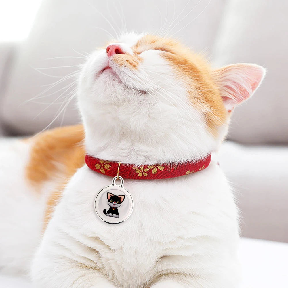 Bluetooth-Compatible Smart Locator Cat Collar Device