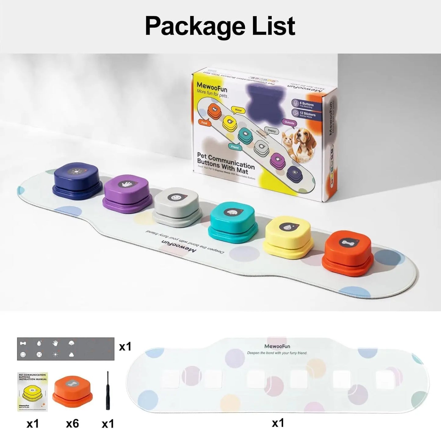 6pc Starter Pack Pet Communication Training System