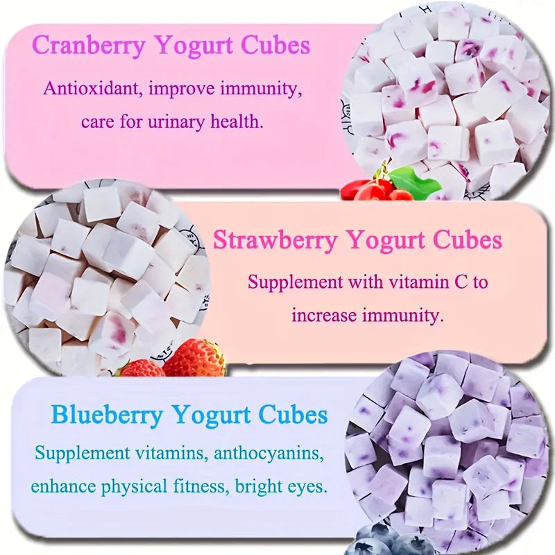 Healthy Easily Digestible Fruit Yogurt Pet Treats