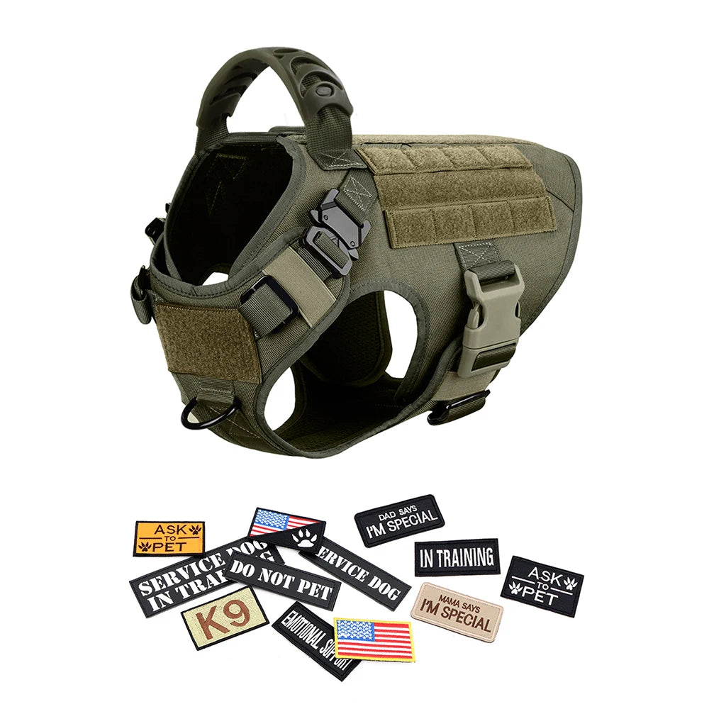 Tactical Training Harness and Accessories for Dogs