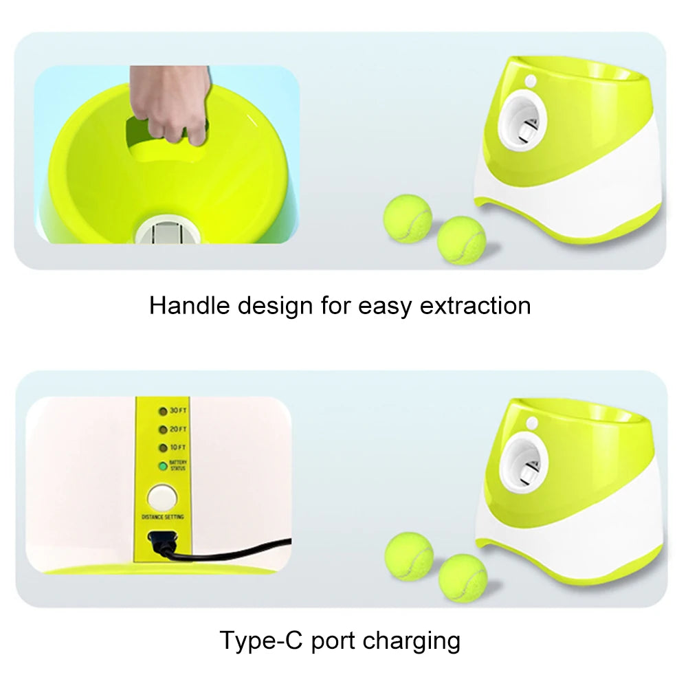 Automatic, Rechargable Tennis Ball Launcher for Dogs