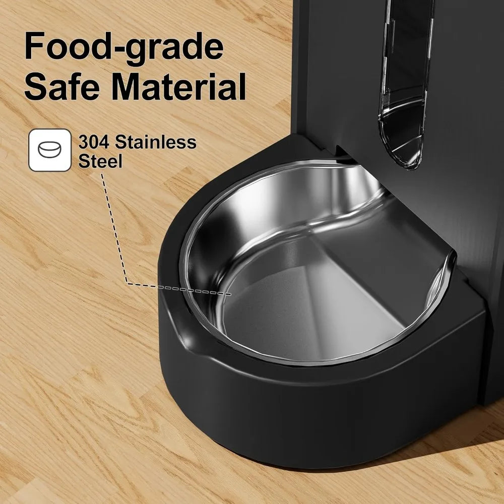 Automatic Gravity Pet Feeder and Water Dispenser