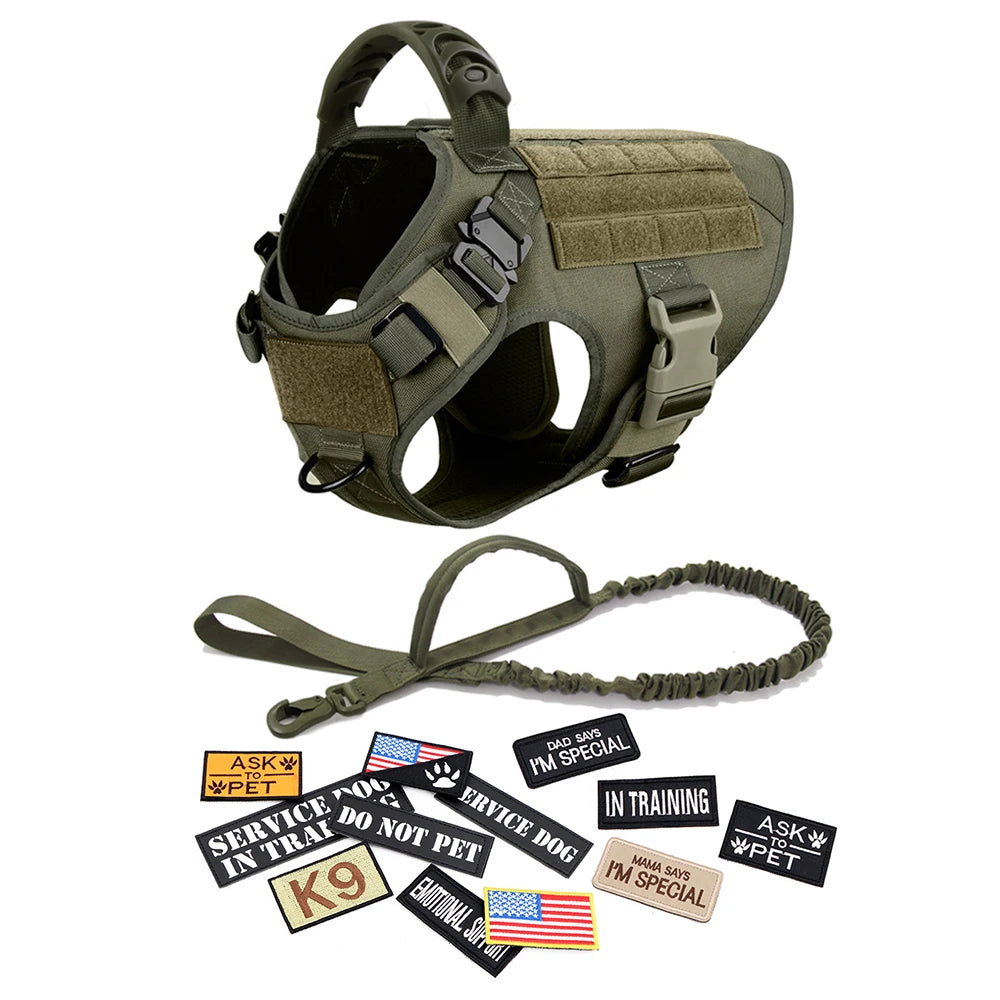 Tactical Training Harness and Accessories for Dogs