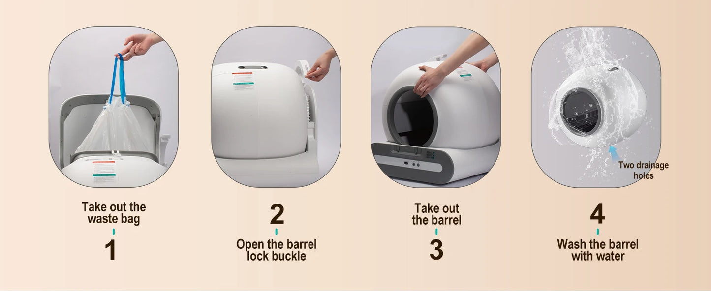 App Control Multiple Cat Smart Toilet