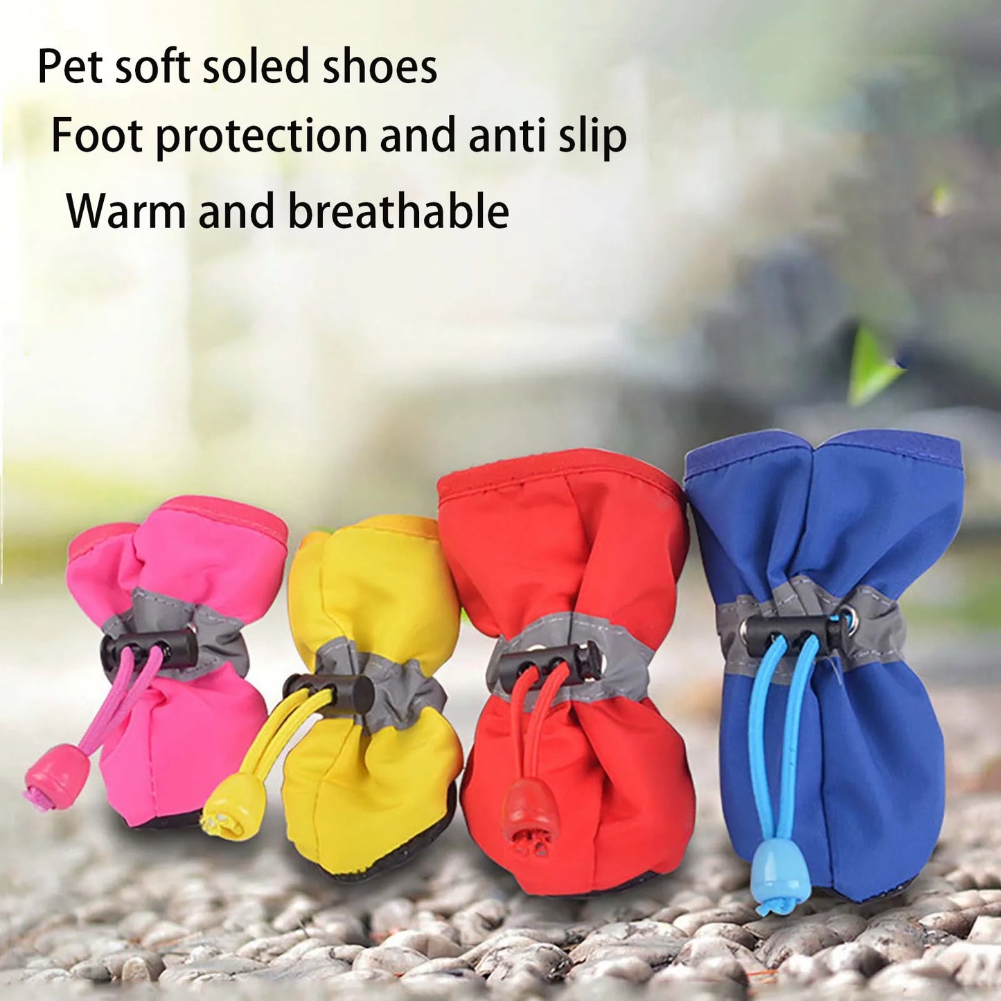 Adjustable Soft -Soled Breathable Shoes for Dogs