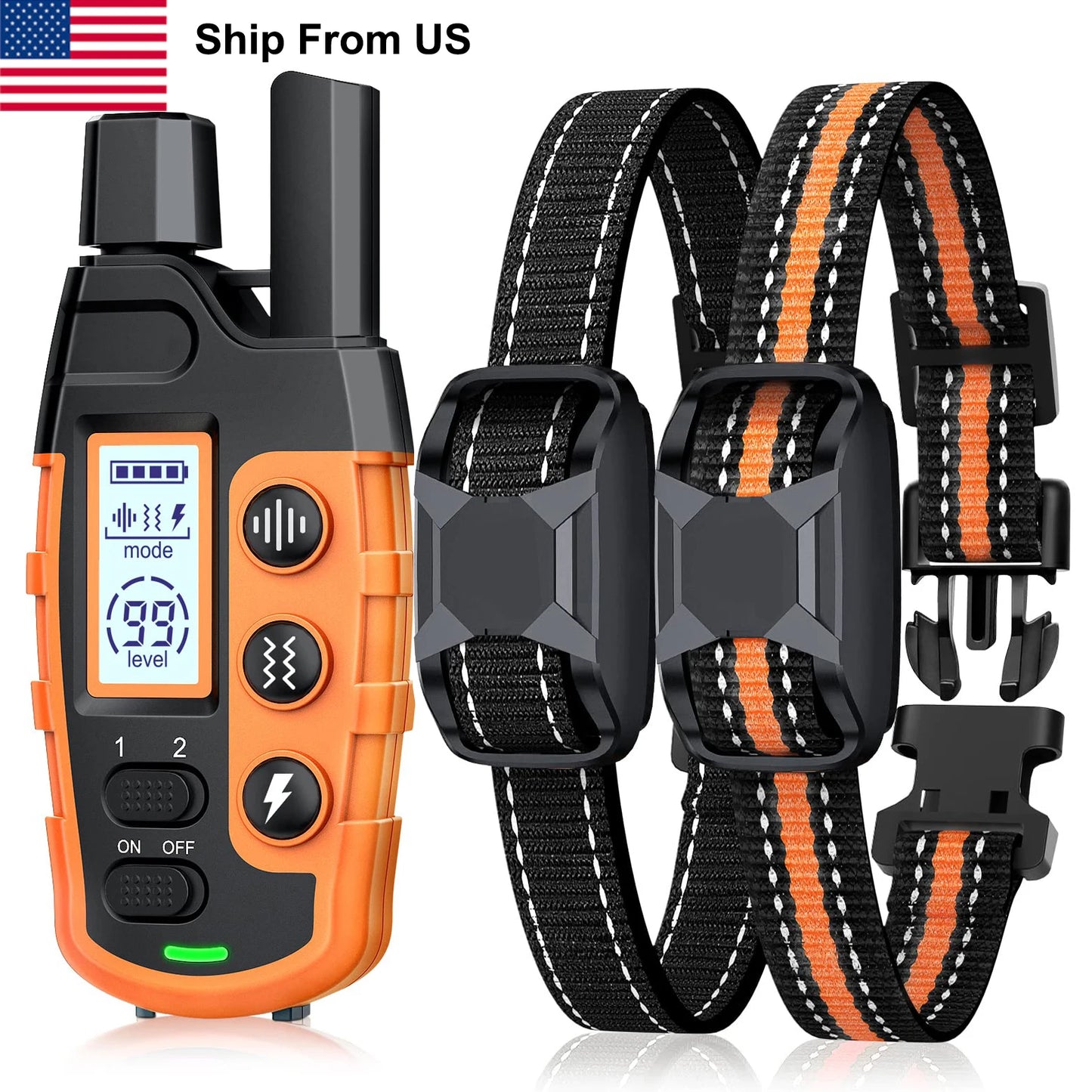 Remote Control Waterproof Training Collar (3300 ft)
