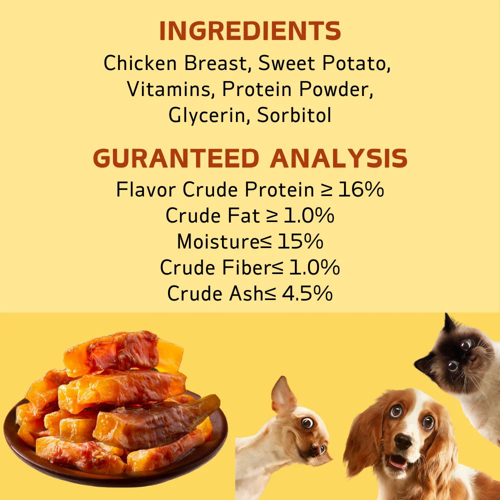 Healthy Chicken and Sweet Potato Dog Treats