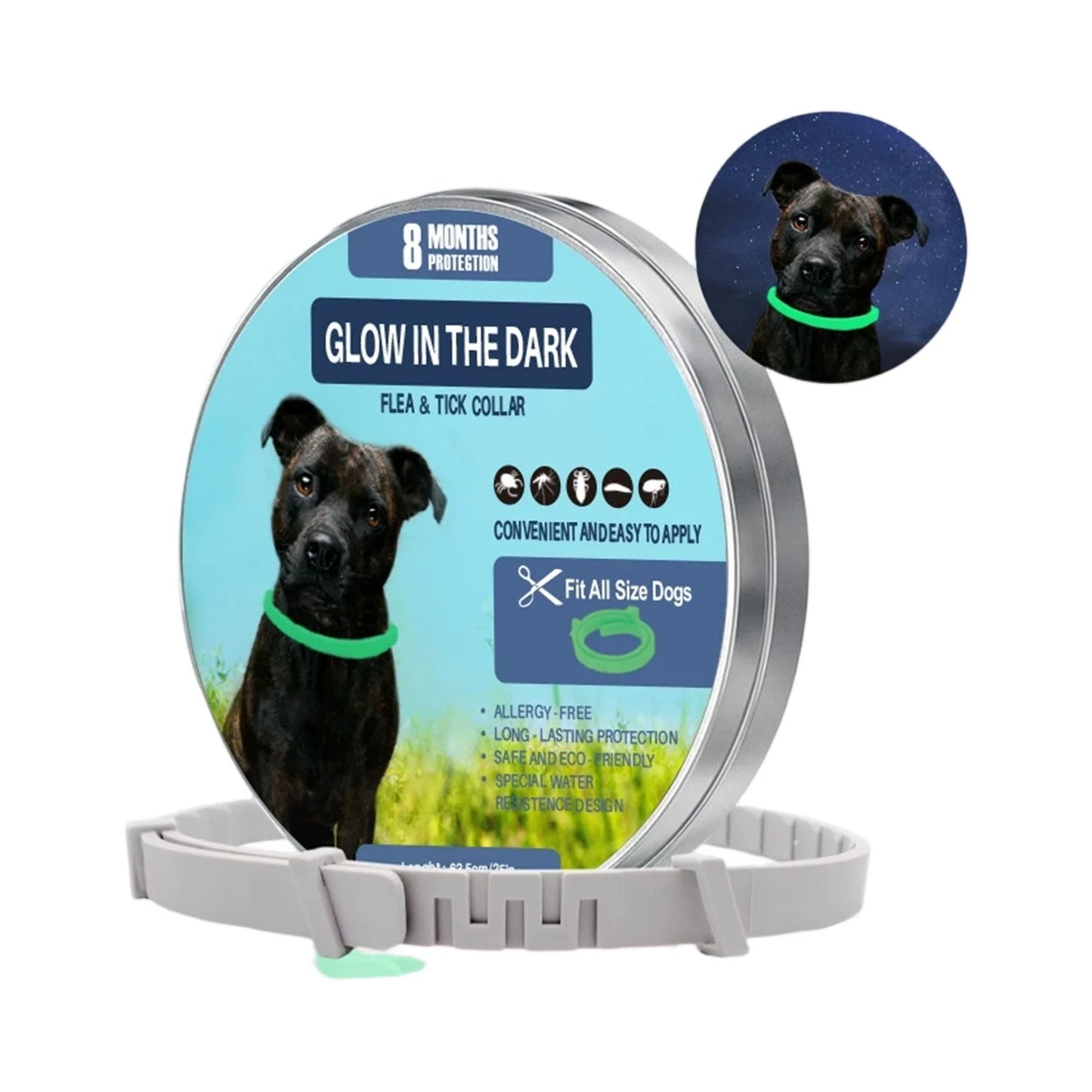 8 Month Flea and Tick Protection Collar for Pets