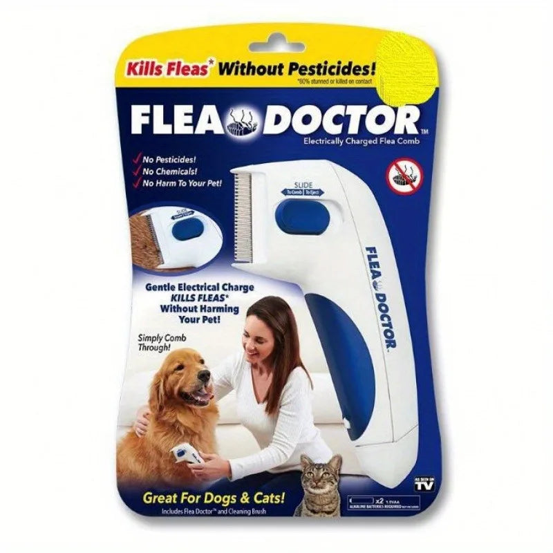 Flea Removal Device Suitable for Dogs and Cats