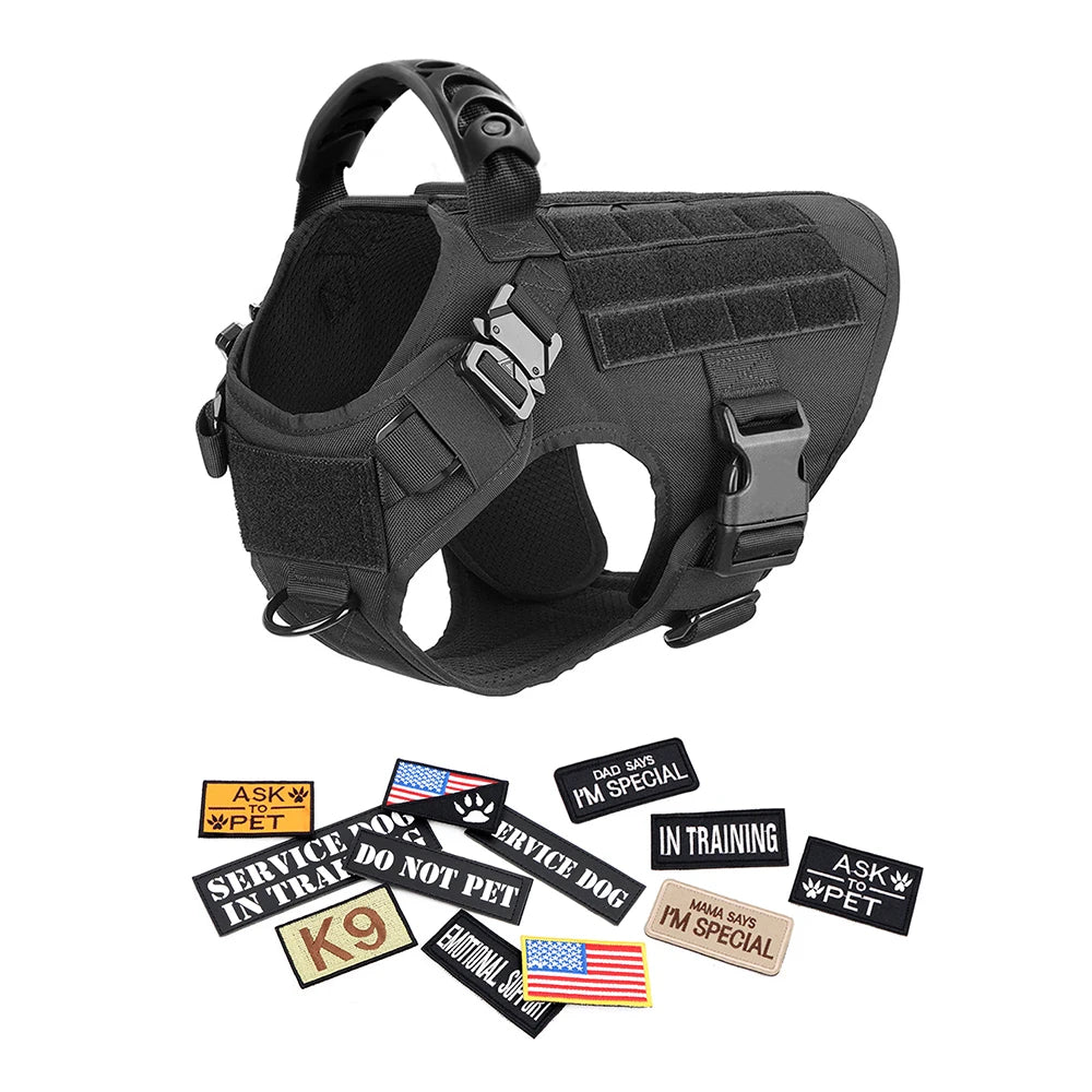 Tactical Training Harness and Accessories for Dogs