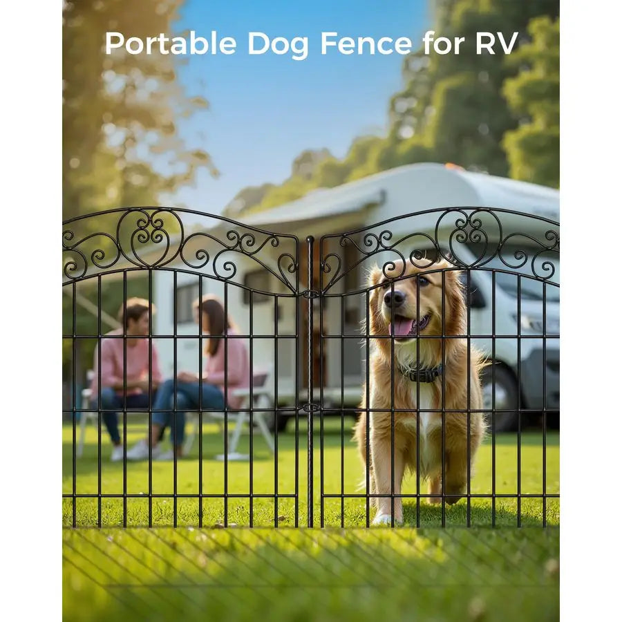 No Dig Pet Barrier Decorative Fencing Panels