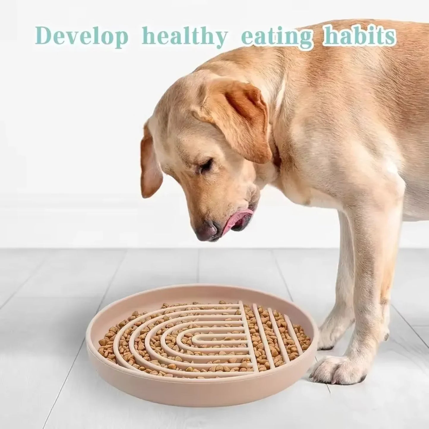 Silicone Slow Feeder Anti-Choking Food Bowl