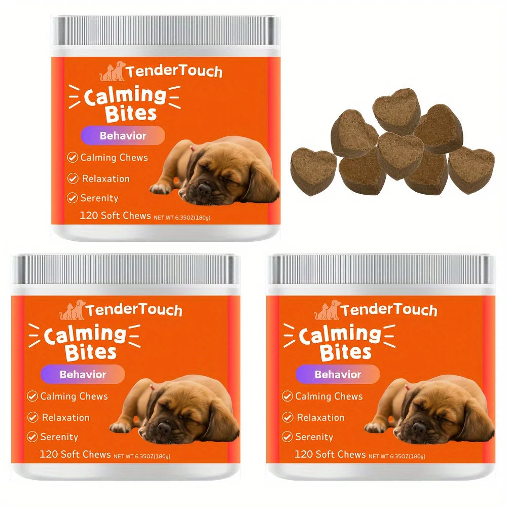 Anxiety Calming Chews for Dogs, 3 pck