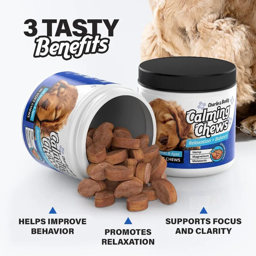 Calming Chews, Anxiety Relief for Dogs