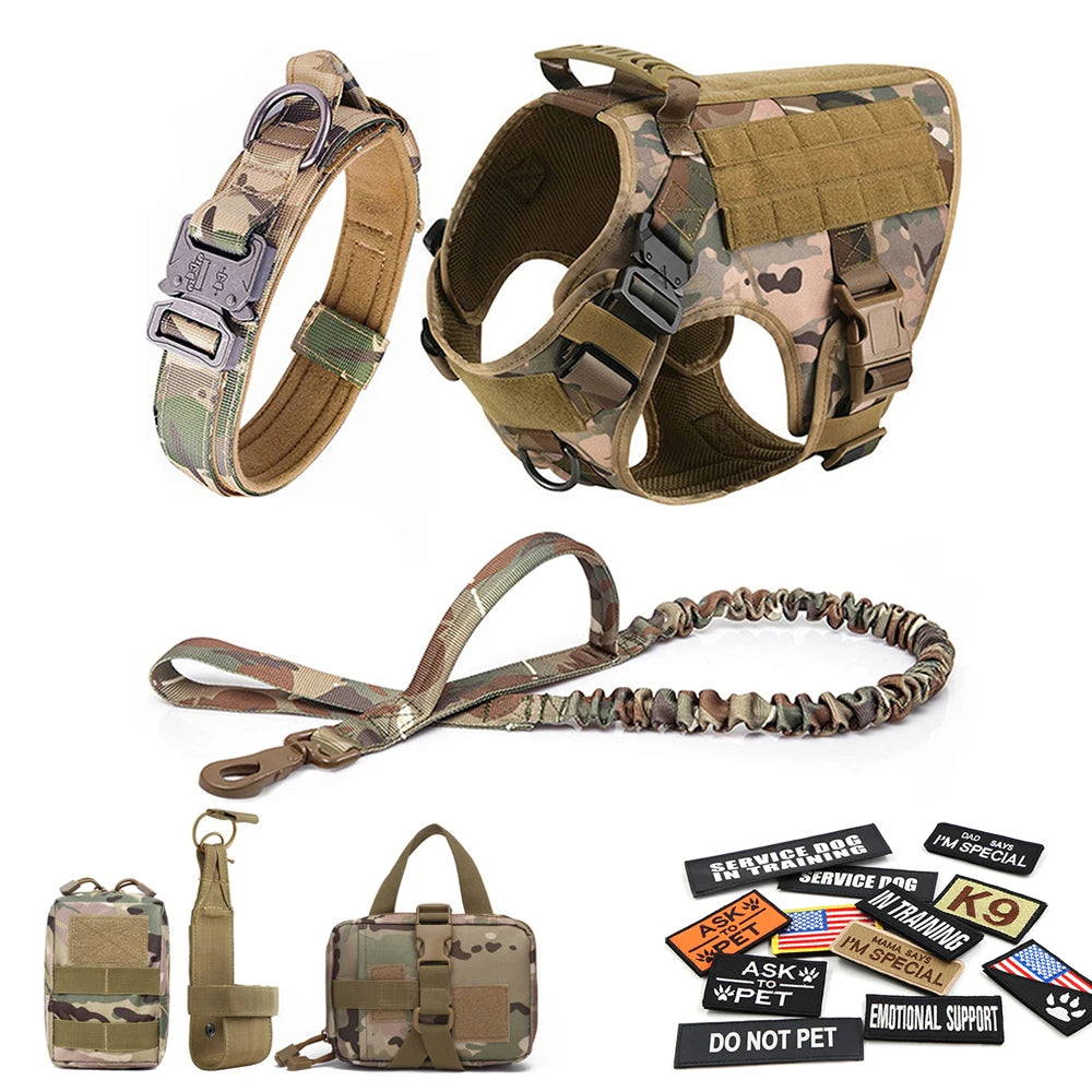 Tactical Training Harness and Accessories for Dogs
