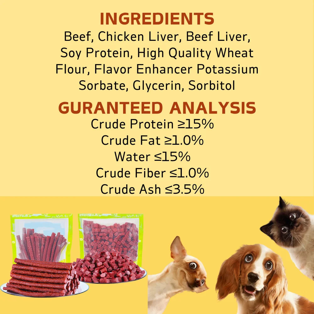 Natural Easy to Digest Beef Stick Dog Treats