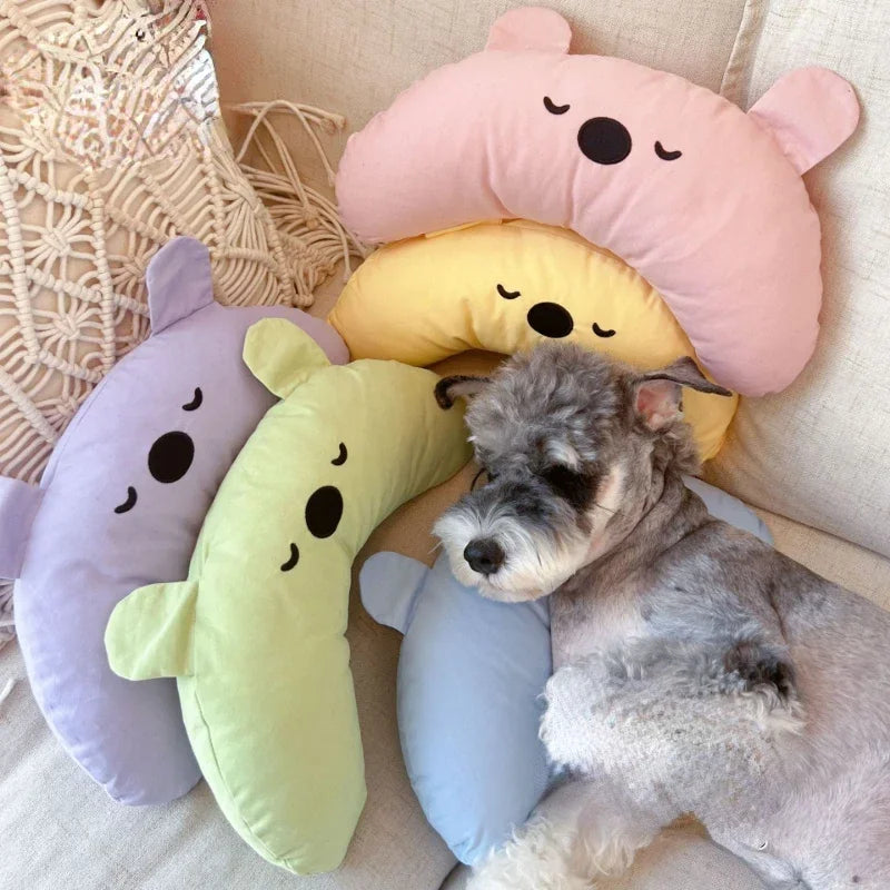 Cartoon Bear Bed Pillow Toy for Pets