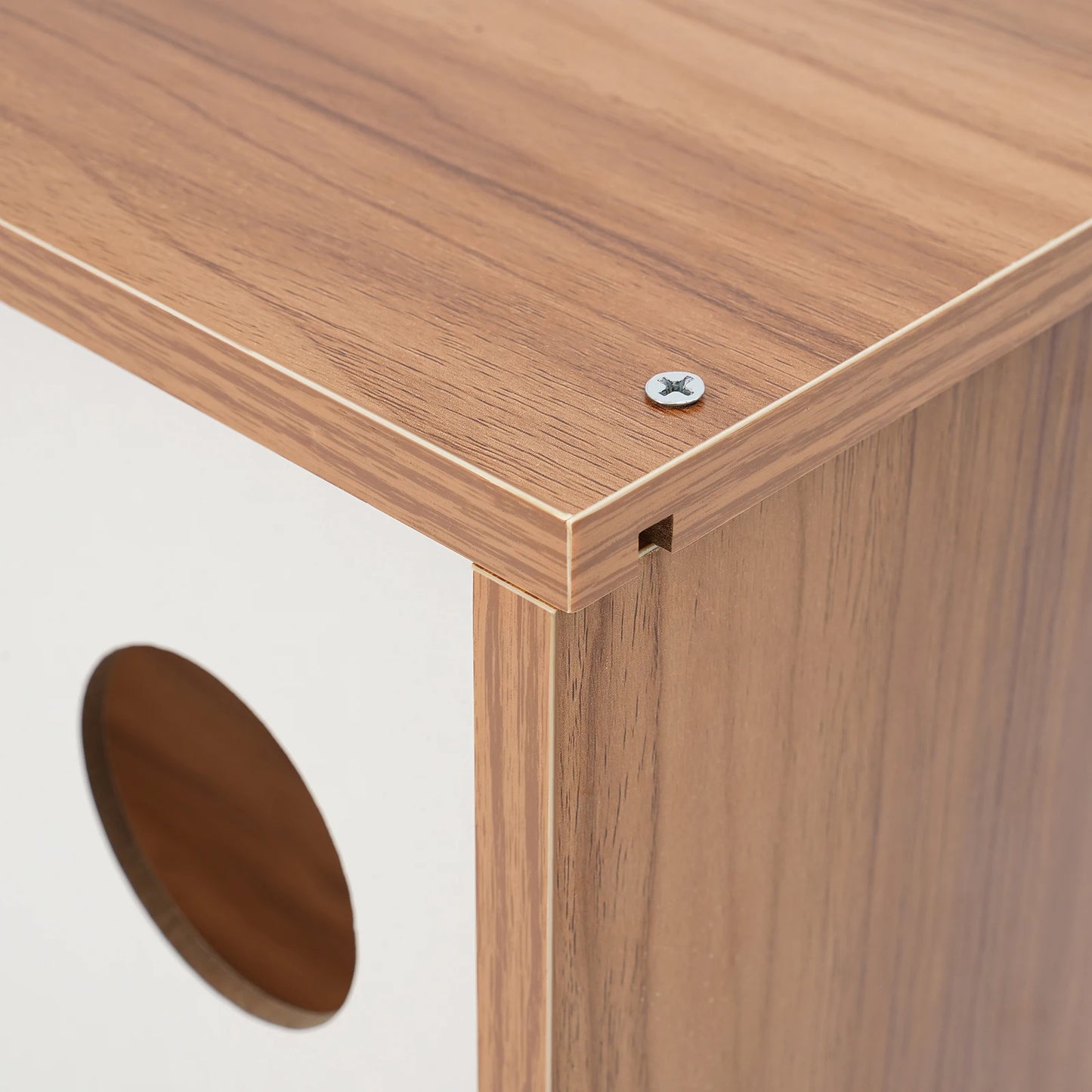 Wooden TV Shaped Cat Condo Bed
