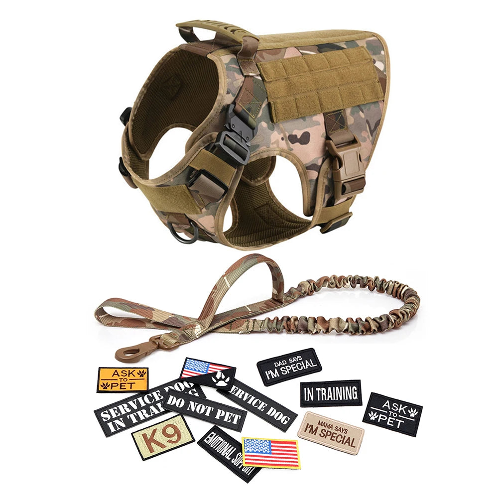 Tactical Training Harness and Accessories for Dogs