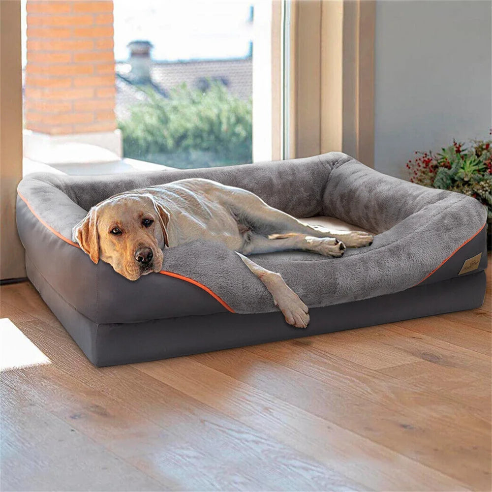 Jumbo Orthopedic Memory Foam Dog Bed