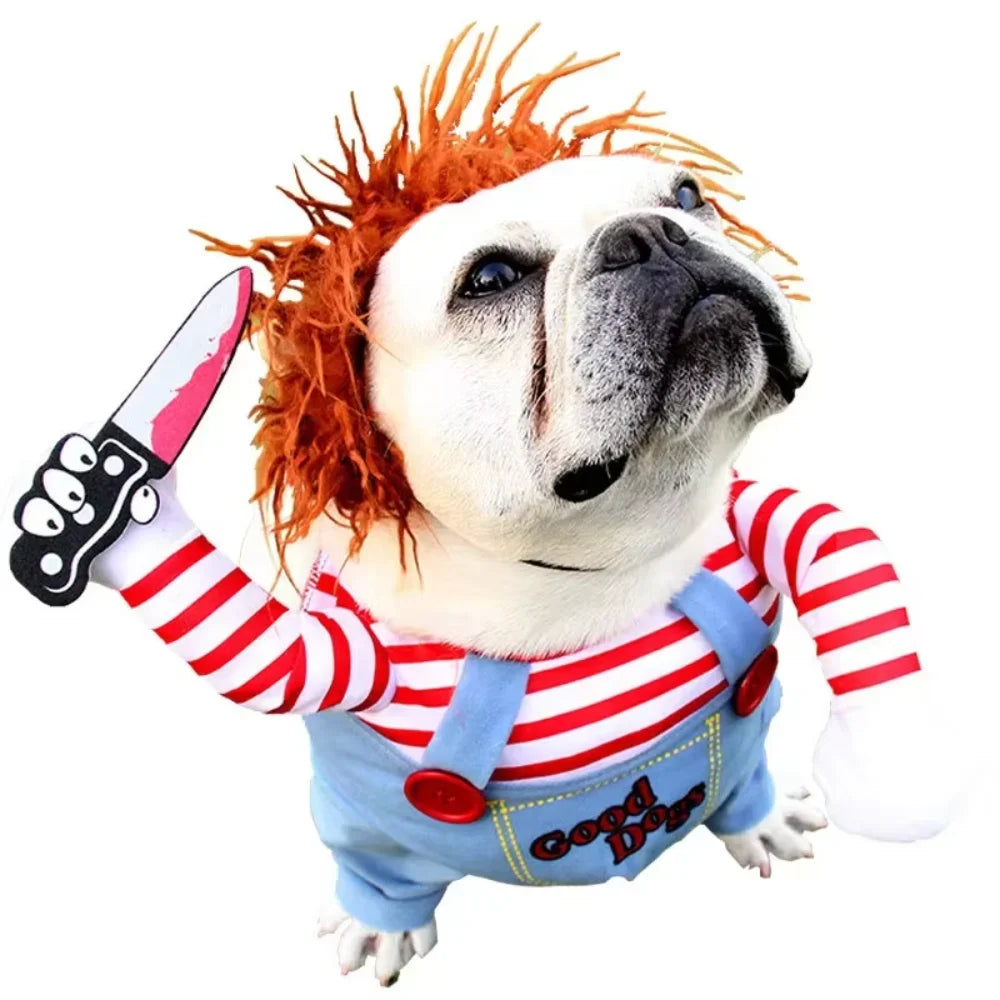 Chucky Pet Halloween Costume Apparel
