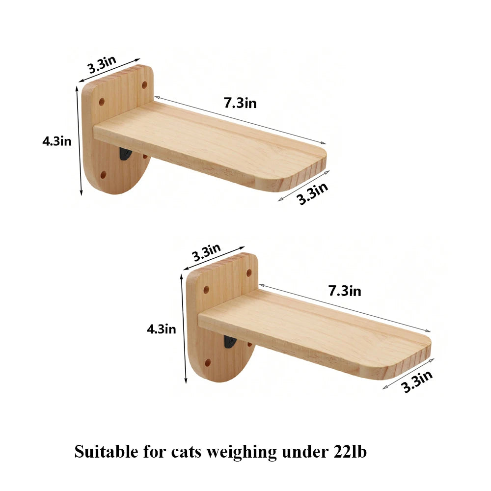 Wall Mount Cat Stairway and Scratching Posts