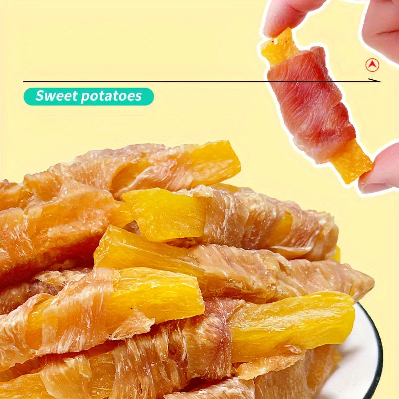 Healthy Chicken and Sweet Potato Dog Treats