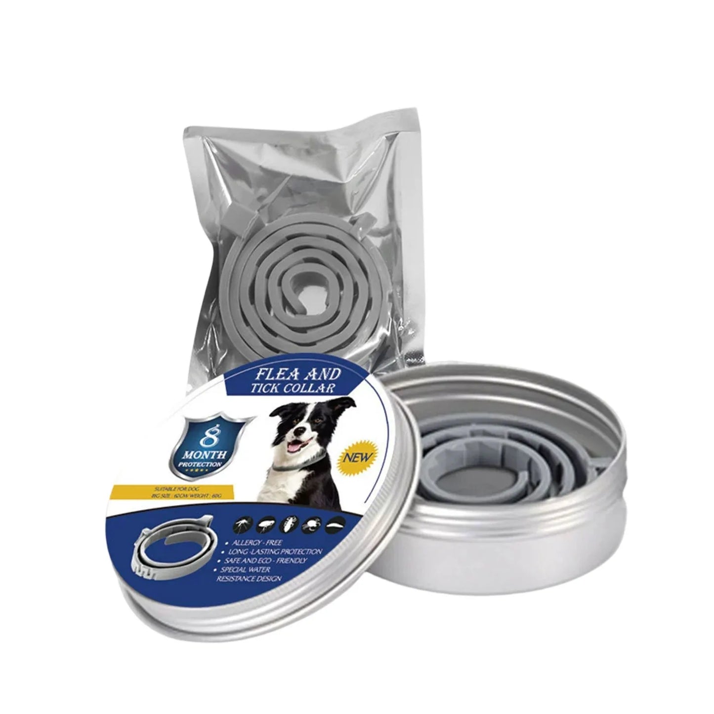 8 Month Flea and Tick Protection Collar for Pets