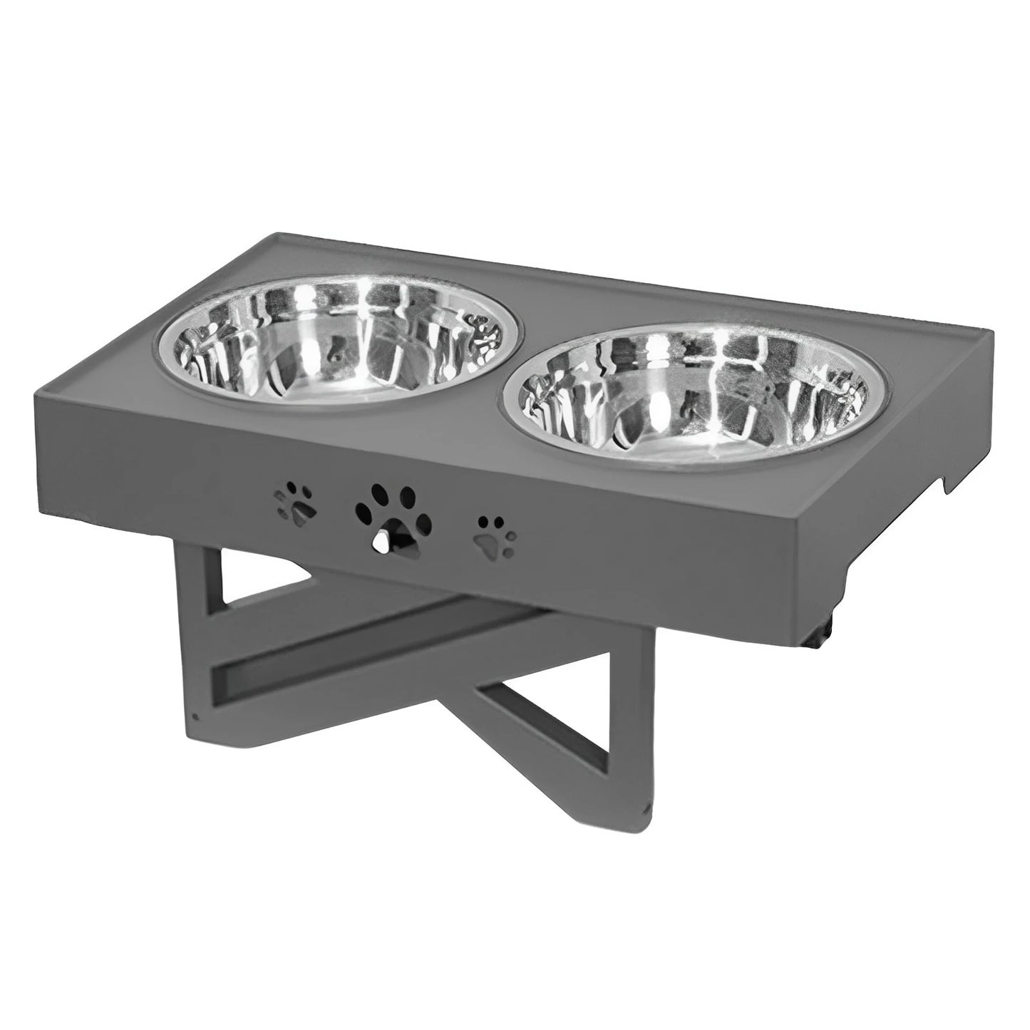 Stainless Steel Elevated Pet Bowls, Promotes Healthy Digestion