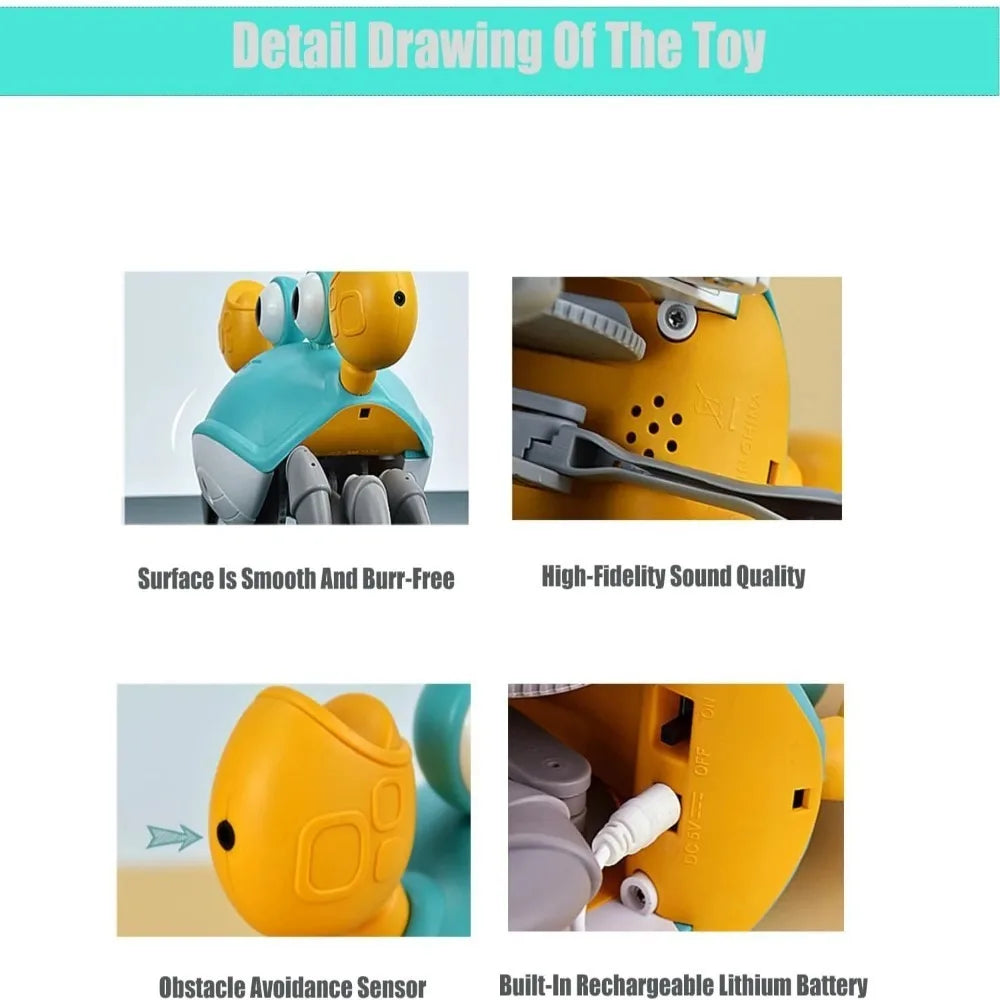 Dancing Musical Crab, Toy for Pets